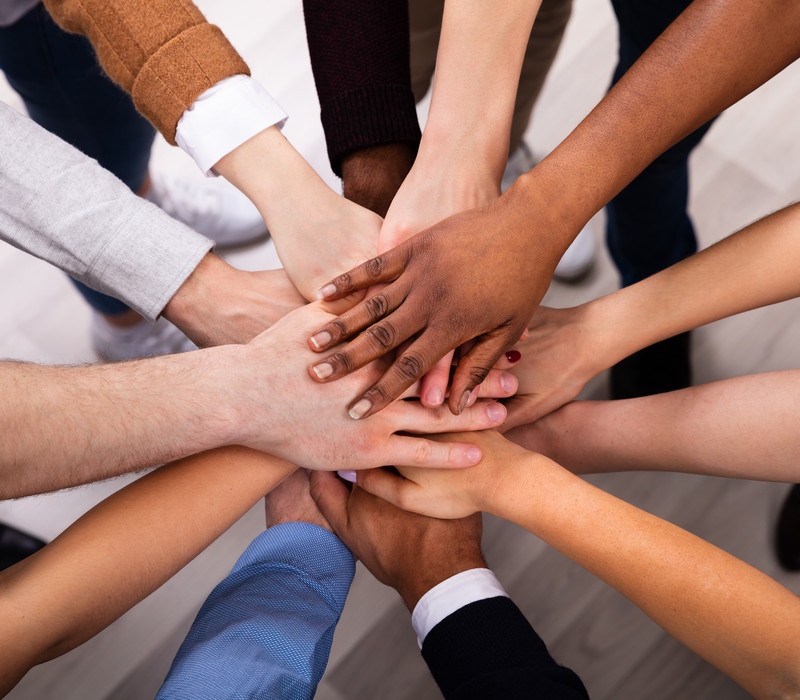 Diverse People Stacking Hand Together